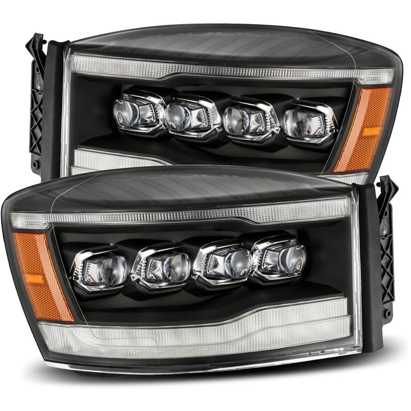 AlphaRex 880536 NOVA-Series Matte Black LED Projector Headlights | XDP