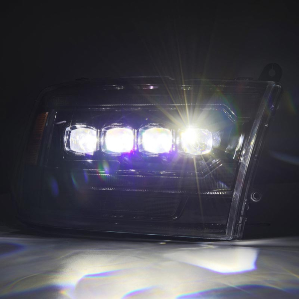 AlphaRex 880557 NOVA-Series Alpha-Black LED Projector Headlights | XDP