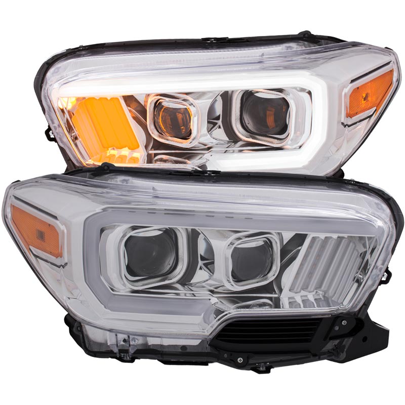 ANZO Projector Headlight Set w/ Halo Chrome (CCFL) | Kia Optima (11-13) (121459)