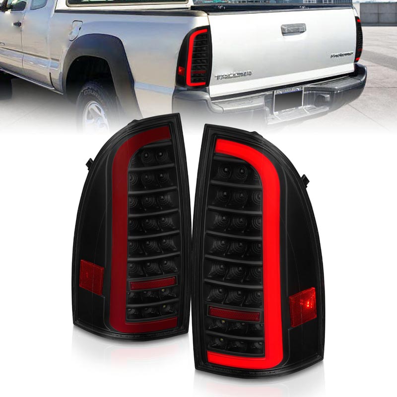 Anzo 311428 Smoked LED Tail Lights With Sequential Turn Signal XDP