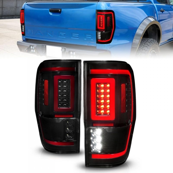 Anzo 311447 Smoked LED Tail Lights With Sequential Turn Signal | XDP