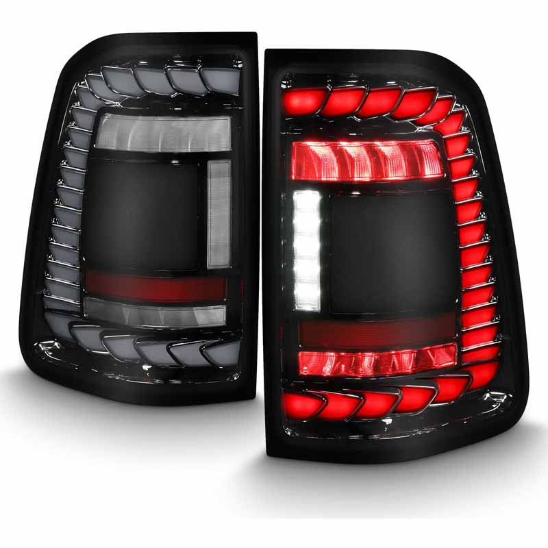 Anzo 311477 Black LED Tail Lights With Sequential Turn Signal | XDP