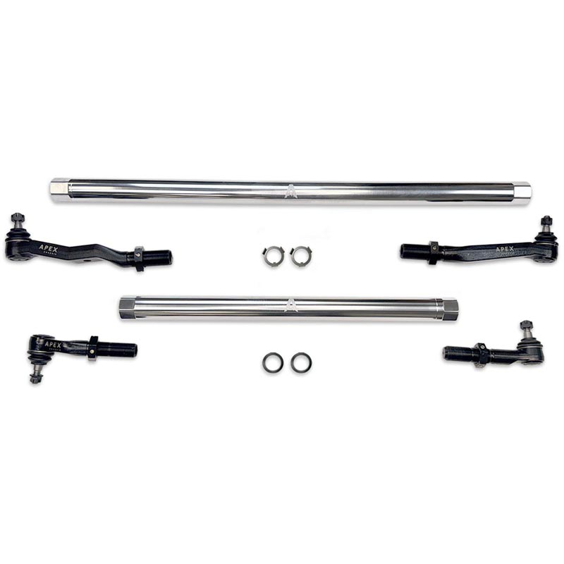 Apex Chassis Aluminum ProLock Steering Kit (Polished) KIT380-POL