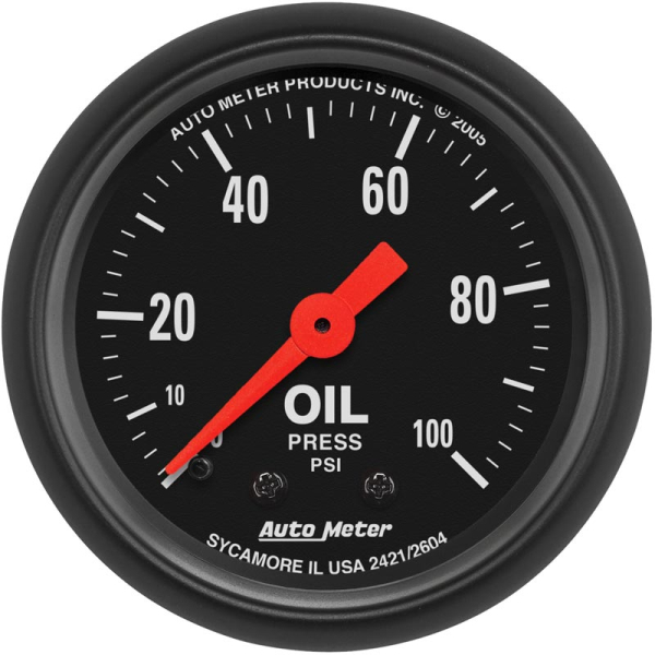 Image 1 for Auto Meter Z-Series Oil Pressure 2604