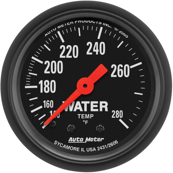 Image 1 for Auto Meter 2606 Z-Series Water Temp Gauge