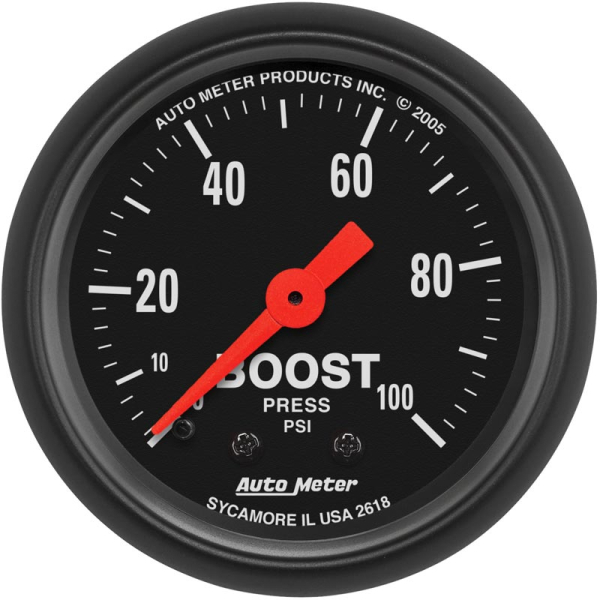 Image 1 for Auto Meter Z-Series Boost Gauge 2618