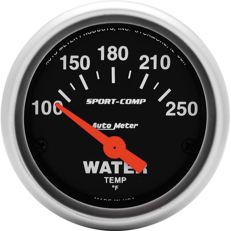 3337-M SPORT-COMP Metric Water Temperature Gauge