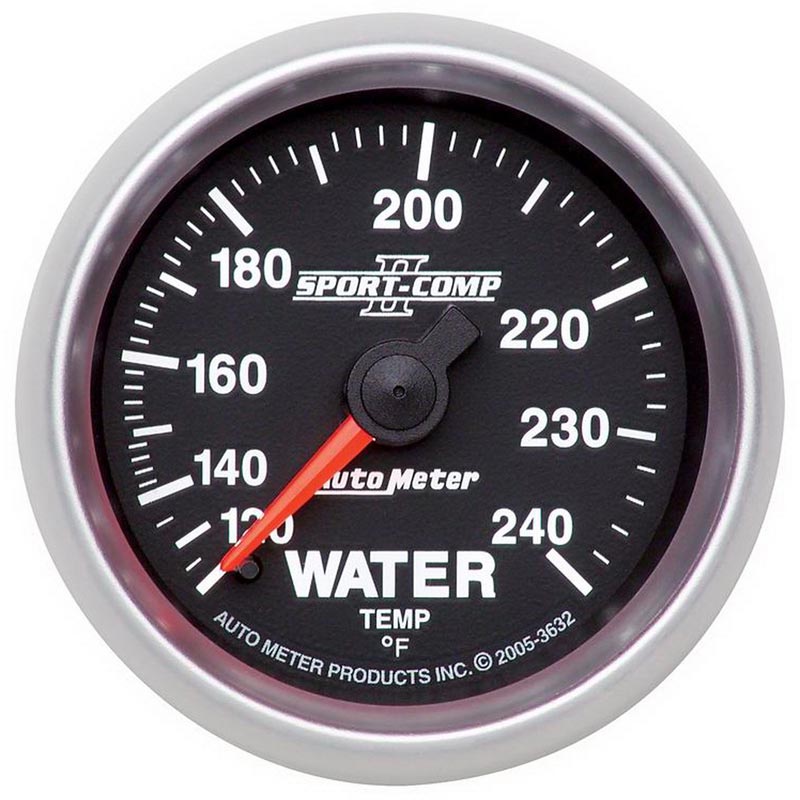 Auto Meter 3632 II Water Temp Gauge XDP