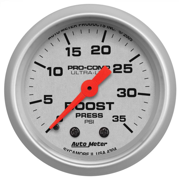 Image 1 for Auto Meter 4304 Ultra-Lite Boost Gauge