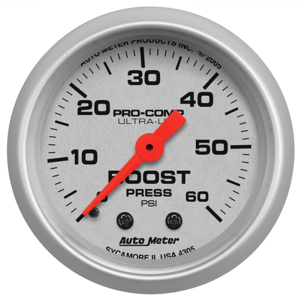 Image 1 for Auto Meter 4305 Ultra-Lite Boost Gauge