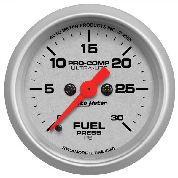 Image 1 for Auto Meter 4360 Ultra-Lite Fuel Pressure Gauge