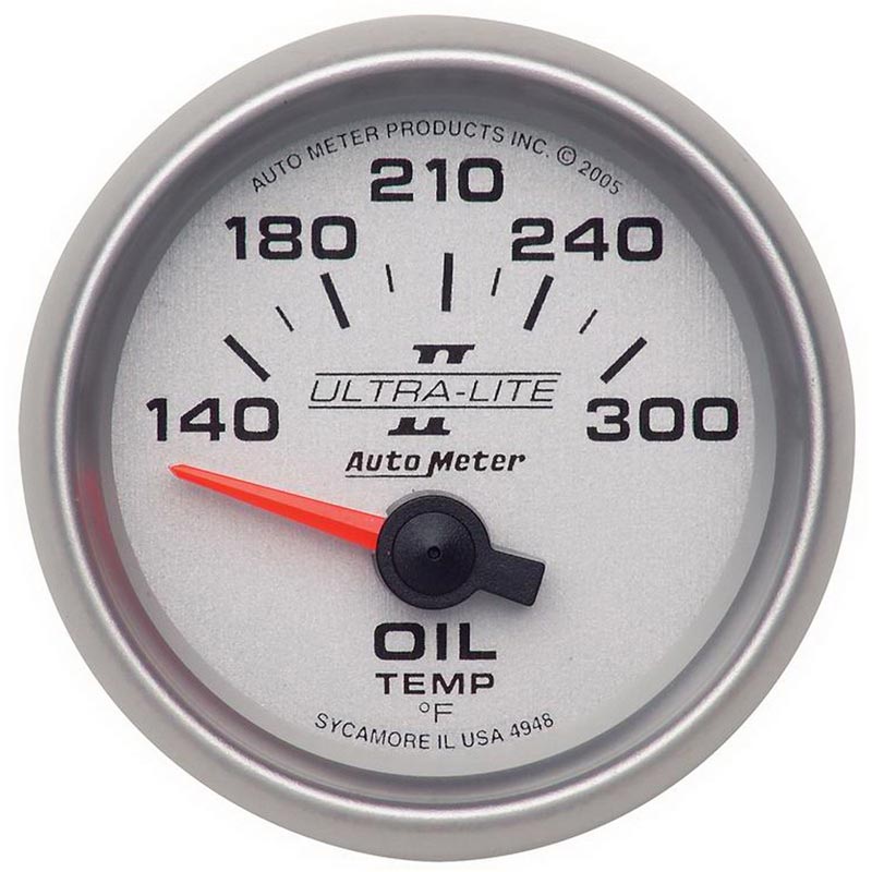 Auto Meter 4948 UltraLite II Oil Temp Gauge XDP