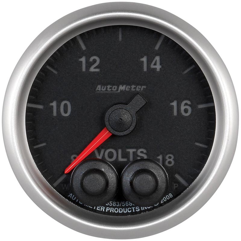 Auto Meter 5683 Elite Series Voltmeter Gauge XDP