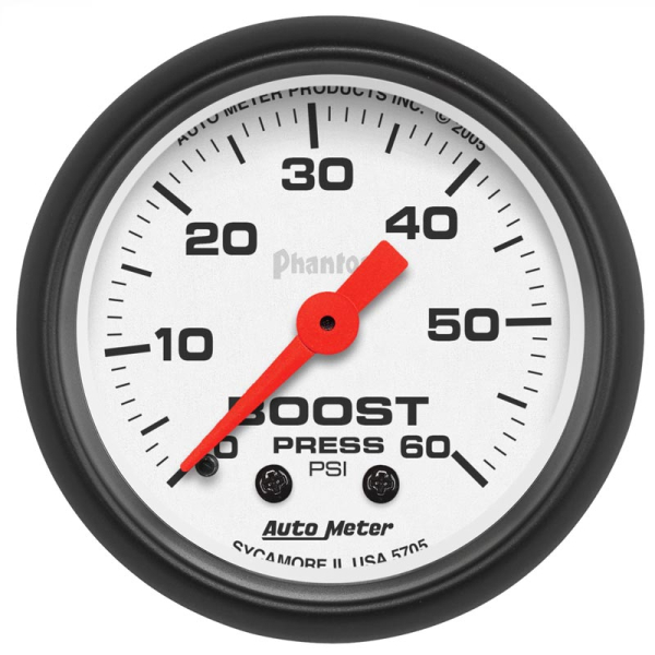 Image 1 for Auto Meter Phantom Series Boost Gauge 5705