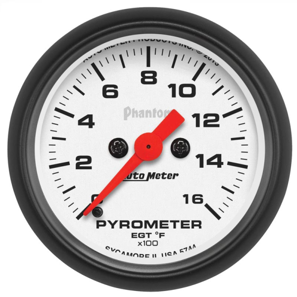 Image 1 for Auto Meter Phantom Series Pyrometer Gauge 5744