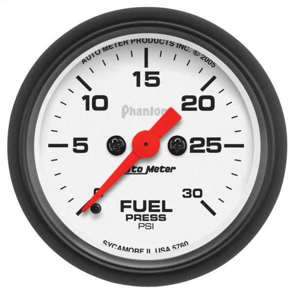 Image 1 for Auto Meter Phantom Series Fuel Pressure Gauge 5760