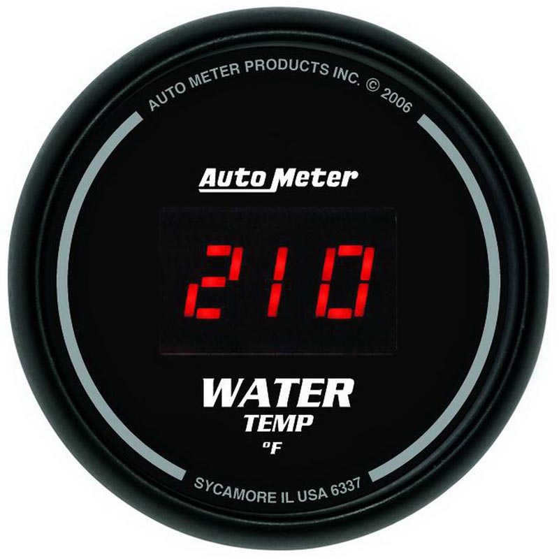 Auto Meter 6337 Digital Water Temp Gauge XDP