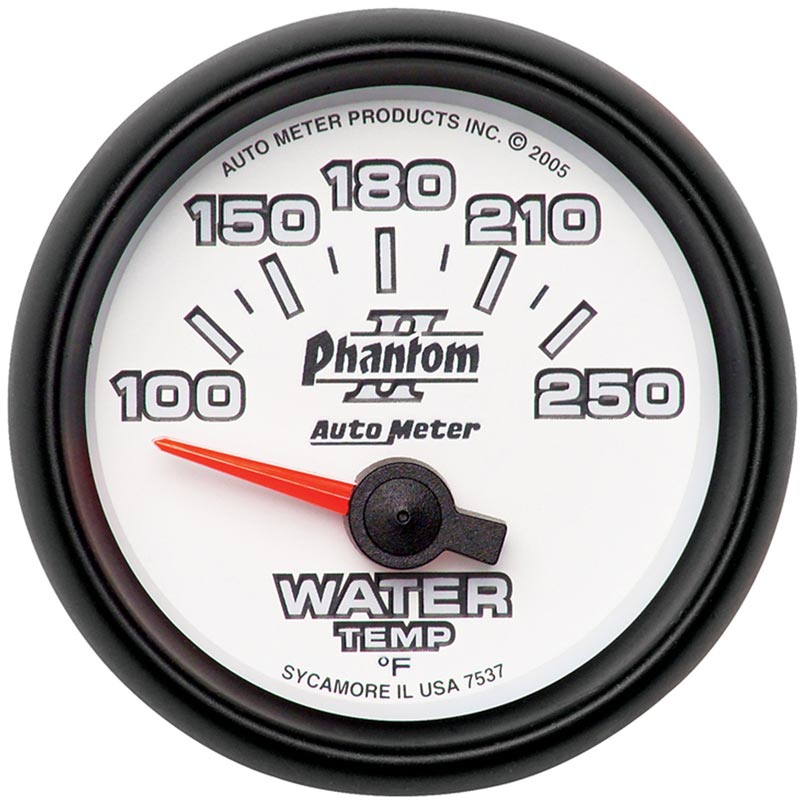 Auto Meter 7537 Phantom II Series Water Temp Gauge XDP