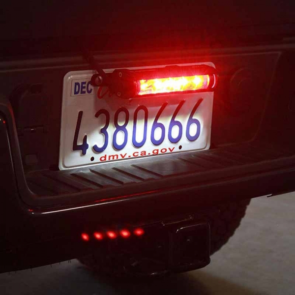 Image 1 for Baja Designs 100601 RTL-M Mini LED Rear Light Bar With Plate Light