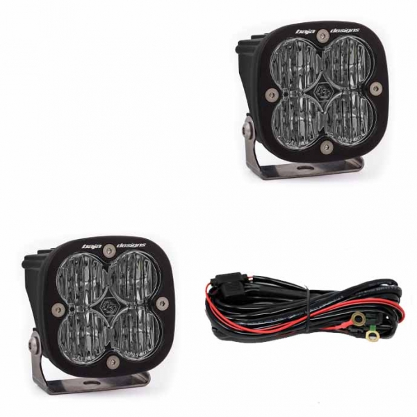 Image 1 for Baja Designs 257805 Squadron SAE Wide Cornering LED Fog Light - Pair