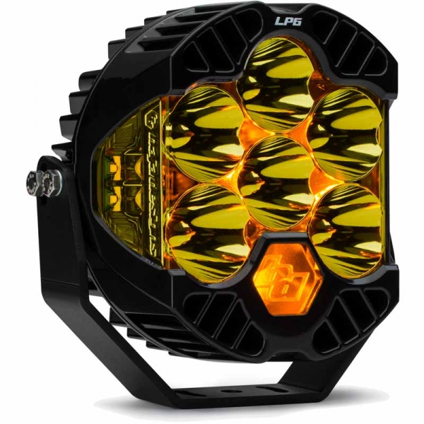 Image 1 for Baja Designs 270011 LP6 Pro 6" Amber Spot LED Pod Light