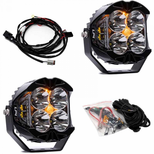 Image 1 for Baja Designs 297801 LP4 Pro Clear Spot LED Pod Light - Pair