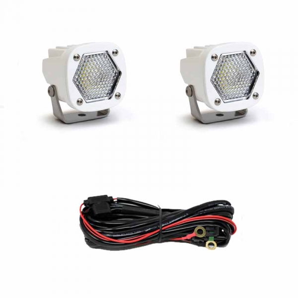 Image 1 for Baja Designs 387806WT S1 Clear Work/Scene LED Pod Light - Pair