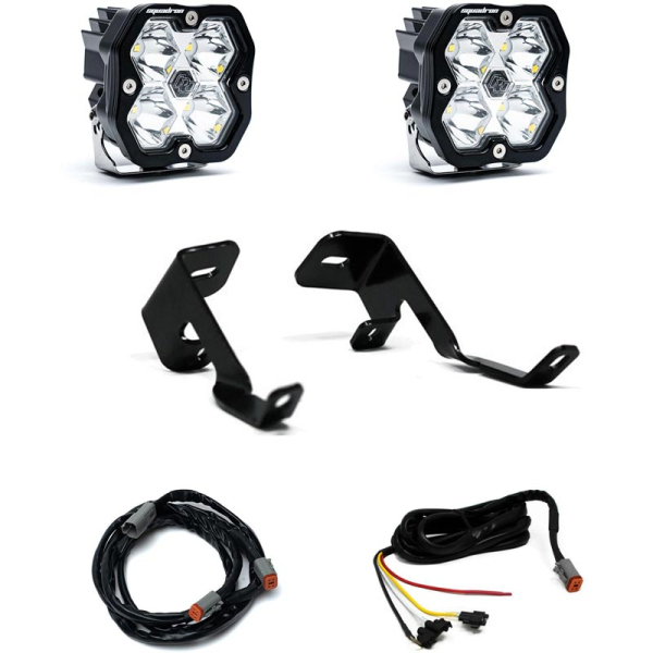 Image 1 for Baja Designs Squadron 2.0 Sport Clear Spot A-Pillar Light Kit 44-0067