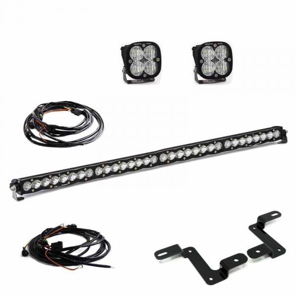 Image 1 for Baja Designs 447506 Squadron Sport/S8 40" A-Pillar/Cowl LED Mount Kit