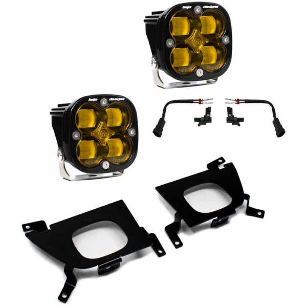 Image 1 for Baja Designs 447529 Squadron SAE Amber Fog LED Pocket Light Kit