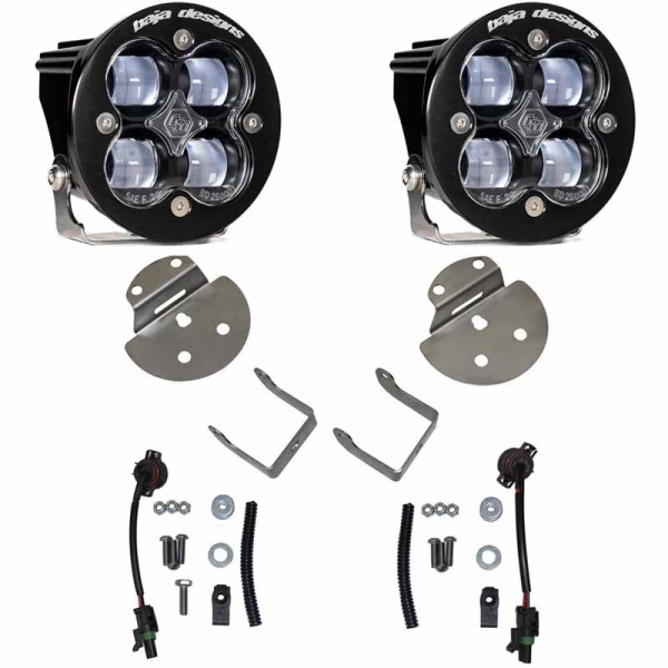 Image 1 for Baja Designs 447615 Squadron SAE Clear Fog LED Pocket Light Kit