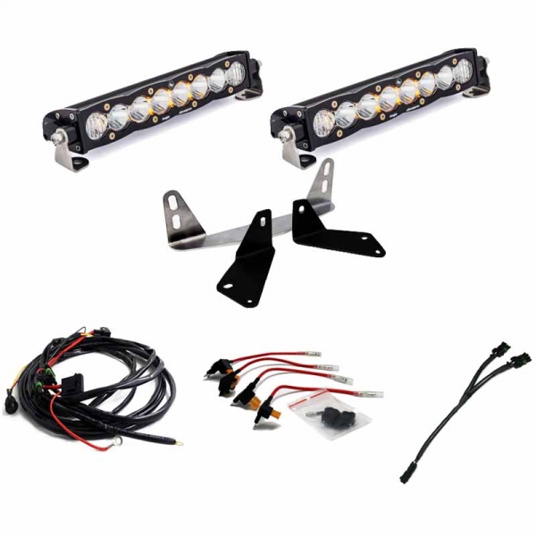 Image 1 for Baja Designs 447660 S8 Dual 10" Grille LED Light Bar Kit