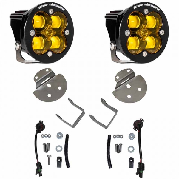 Image 1 for Baja Designs 447715 Squadron SAE Amber LED Fog Pocket Light Kit