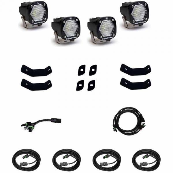 Image 1 for Baja Designs 447862 S1 Roof Rack Rail Kit