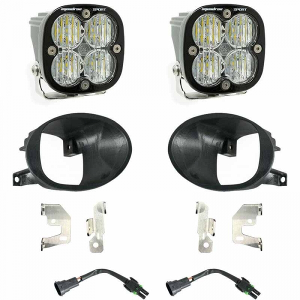Image 1 for Baja Designs 447865 Squadron Sport Clear Fog LED Pocket Light Kit