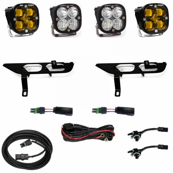 Image 1 for Baja Designs 447871 Squadron SAE/Sport Clear Fog Light Kit (Toggle Wiring)