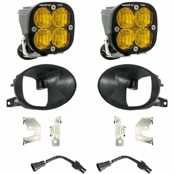 Image 1 for Baja Designs 447874 Squadron Pro Amber Fog LED Pocket Light Kit