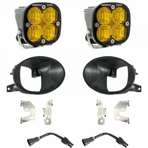 Image 1 for Baja Designs 447875 Squadron Sport Amber Fog LED Pocket Light Kit