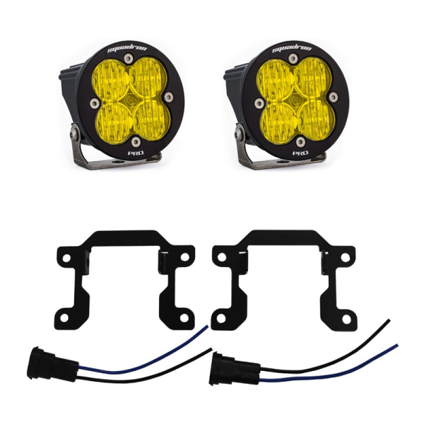 Image 1 for Baja Designs 448035 Squadron Sport Amber Fog LED Pocket Light Kit