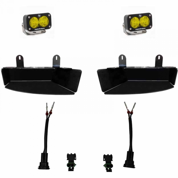 Image 1 for Baja Designs 448043 S2 Sport Amber Fog LED Pocket Light Kit
