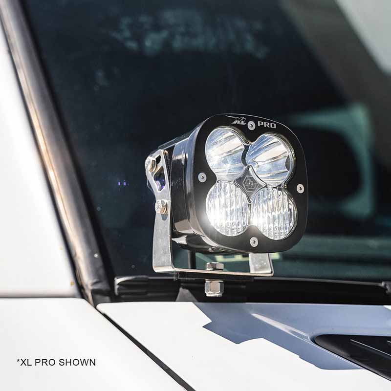 Baja Designs XL80 LED A-Pillar Light Kit for Mercedes Benz Sprinter Van 2014-2018 (Driving/Combo; Clear)
