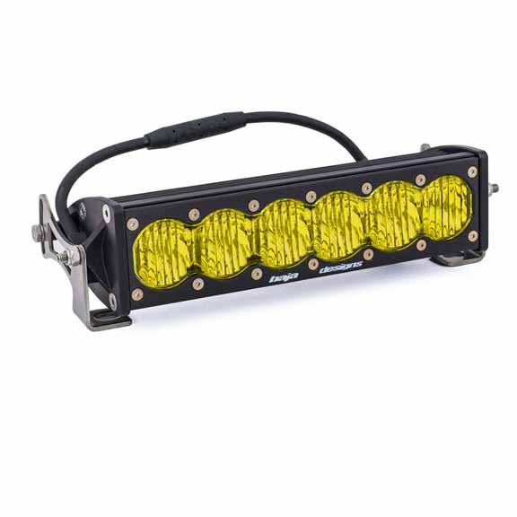 Image 1 for Baja Designs 451014 OnX6 10" Amber Wide Cornering LED Light Bar