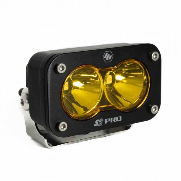 Image 1 for Baja Designs 480011 S2 Pro Amber Spot LED Pod Light