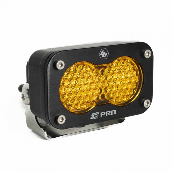 Image 1 for Baja Designs 480016 S2 Pro Amber Work/Scene LED Pod Light