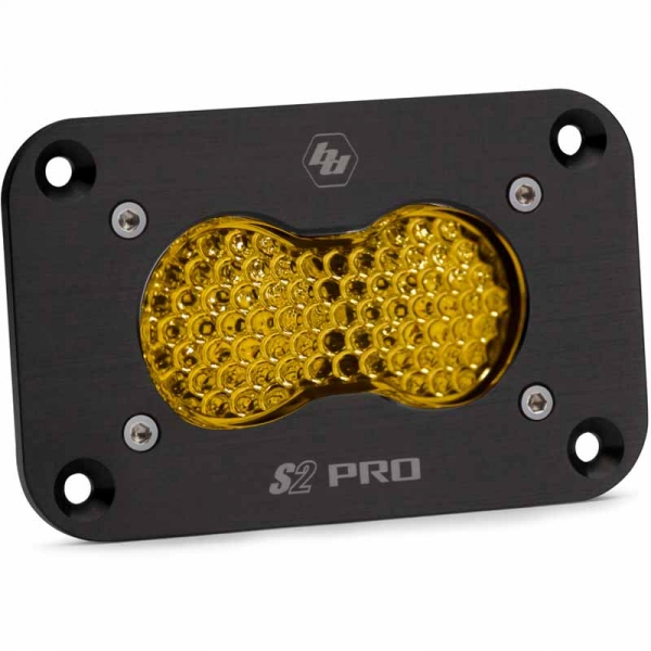 Image 1 for Baja Designs 481016 S2 Pro Flush Amber Work/Scene LED Pod Light