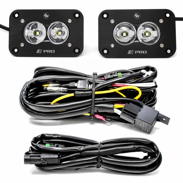 Image 1 for Baja Designs 487808 S2 Pro Flush Work/Scene LED Light Pod Reverse Kit