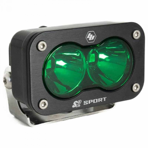 Image 1 for Baja Designs 540001GR S2 Sport Green Spot LED Pod Light
