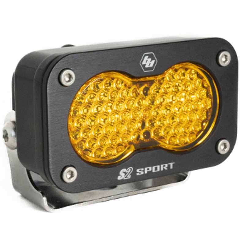 Baja Designs S2 Sport Ambre - Lampe LED 541003 - Montage Universel