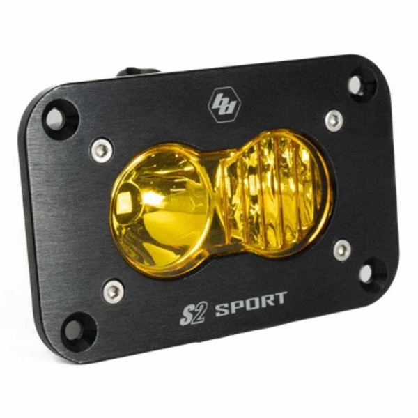 Image 1 for Baja Designs 541013 S2 Sport Flush Amber Driving/Combo LED Pod Light