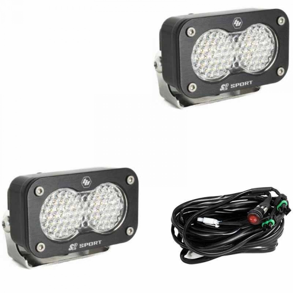 Image 1 for Baja Designs 547806 S2 Sport Clear Work/Scene LED Pod Light